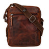„Nash“ Męska Torba Skórzana Vintage Mała Messenger Bag Na Ramię