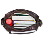Messenger Bag Leder dunkelbraun