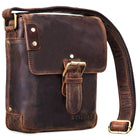 Kleine Leder Messenger Bag