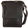 "Finn" Mała Torba Męska Na Ramię Skórzana Vintage Messenger 8.4"