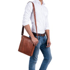 Echtleder Messenger Bag