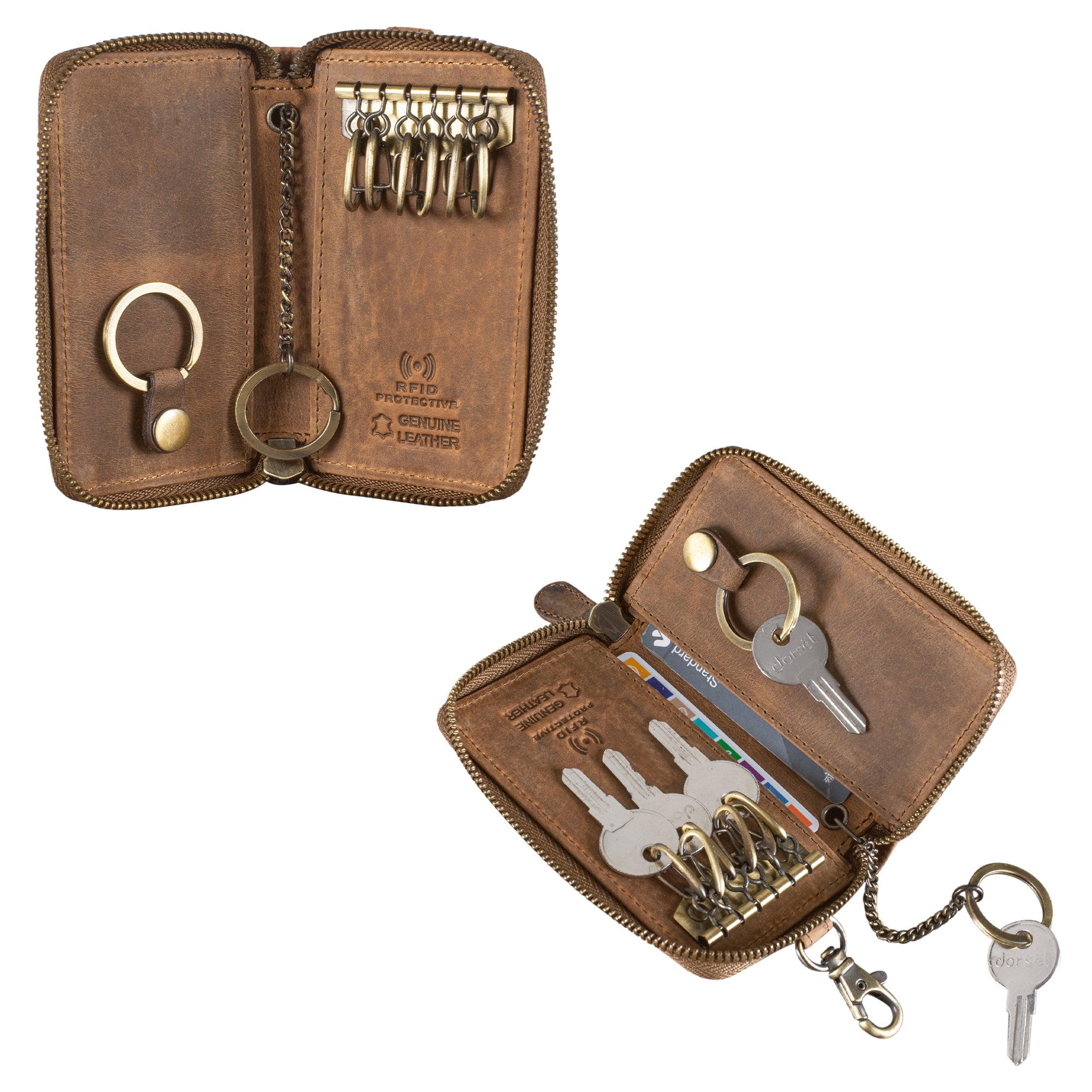 Vintage Wallet aus echtem Leder