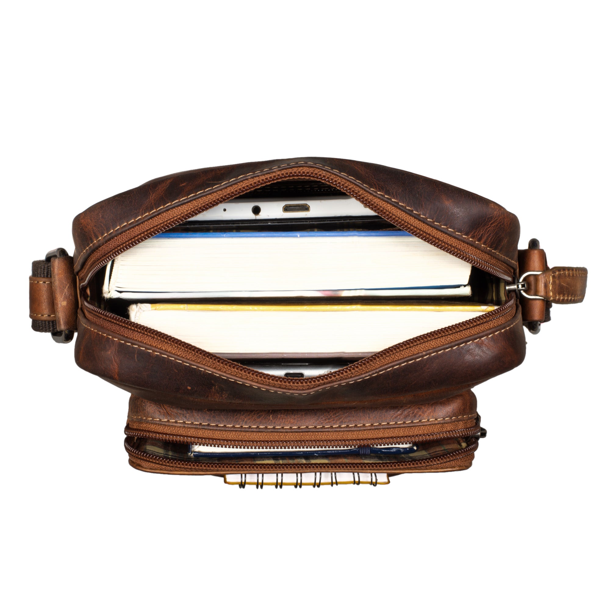 Mini messenger brown