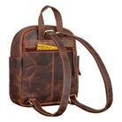 Rucksack Leder Mini braun
