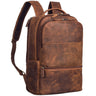 "Thore" Luksusowy plecak skórzany z kieszenią na laptop 17 cali