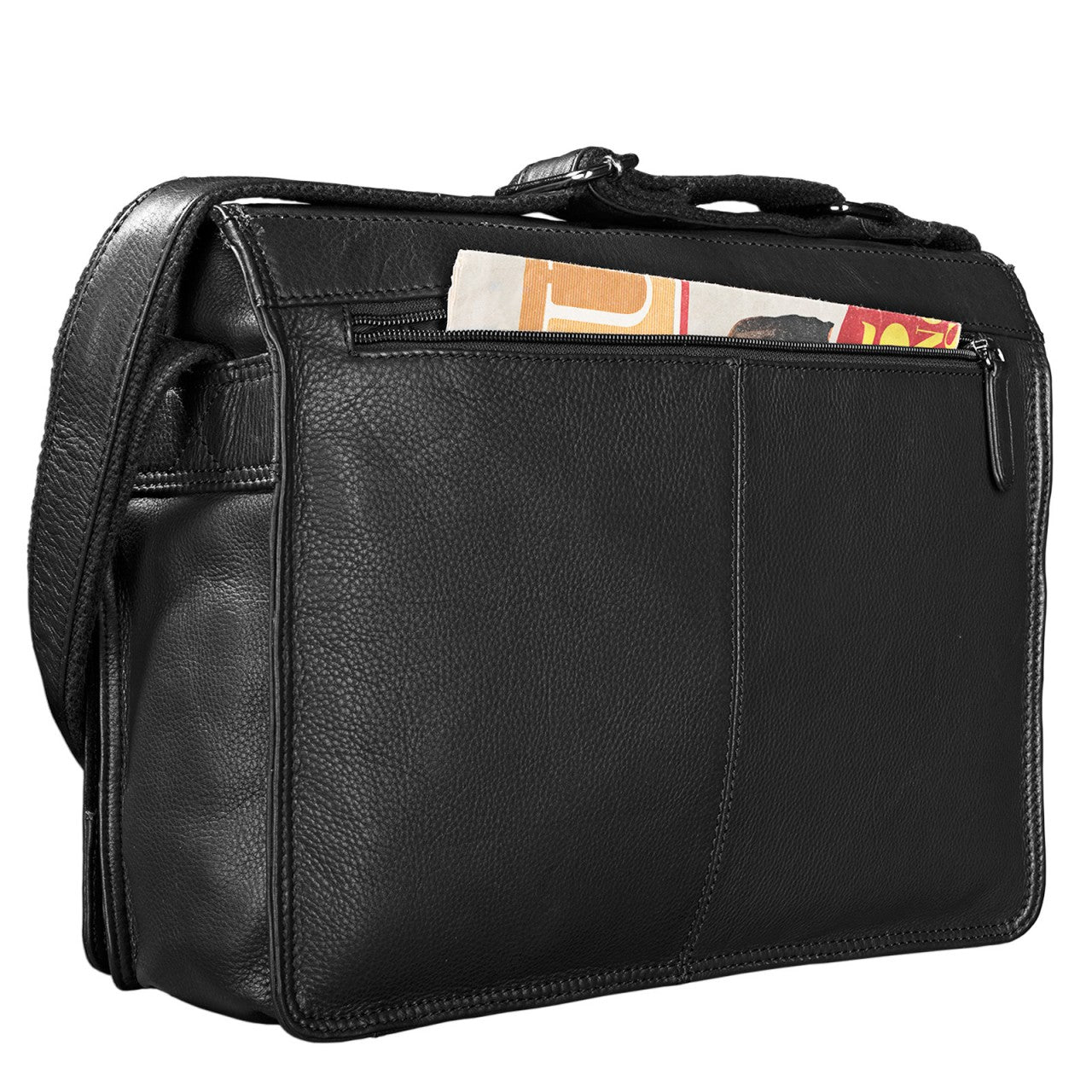 Schultertasche Laptop schwarz