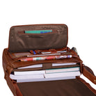 Braune Schultertasche Leder