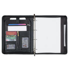 Leder Organizer schwarz