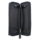 Portemonnaie Damen Leder schwarz 