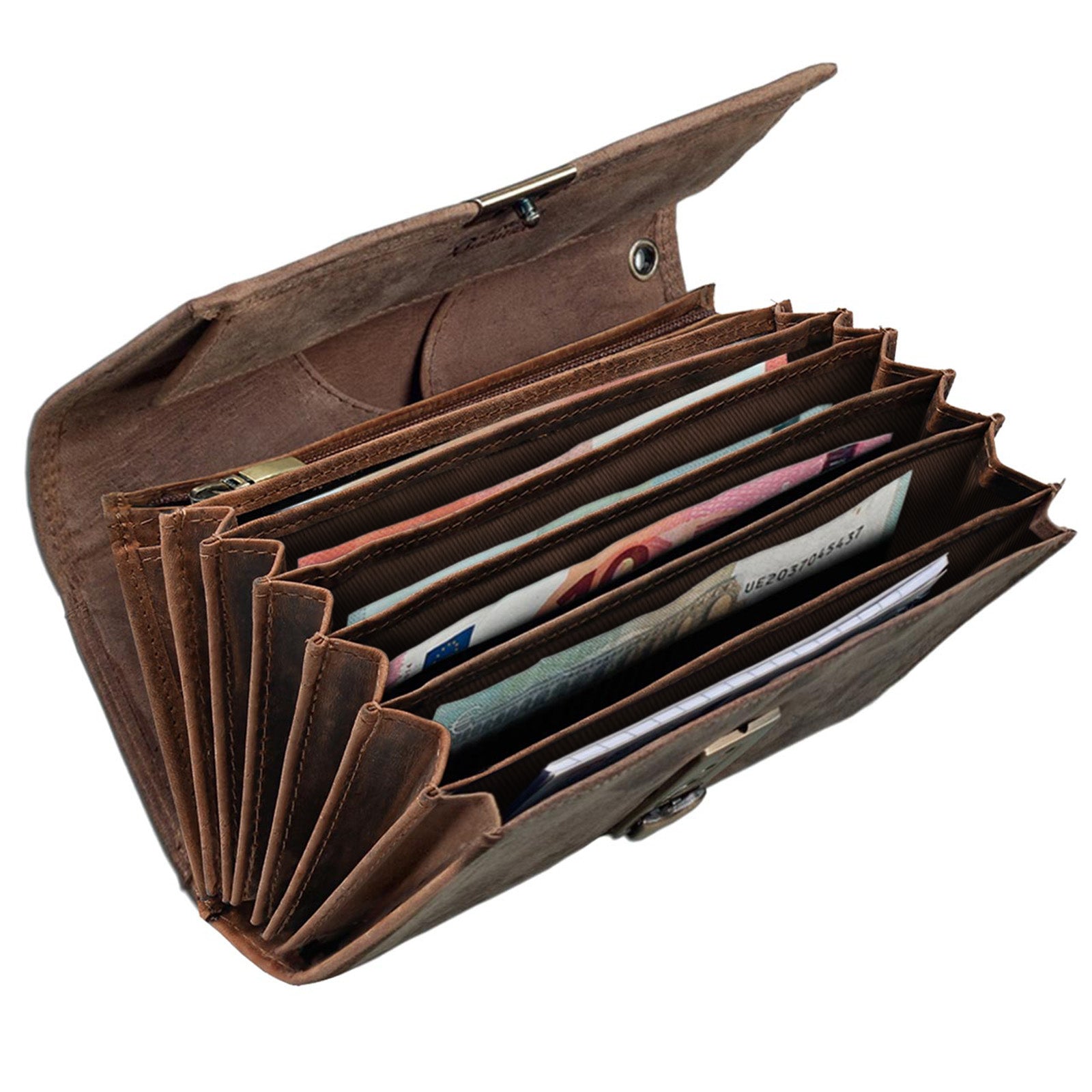 Kellnerbörse Leder braun