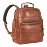 Großer Arbeitsrucksack Herren Leder Damen Backpack