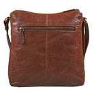 Ledertasche Damen glänzed Echtleder braun