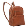 kleiner cityrucksack vintage damen braun