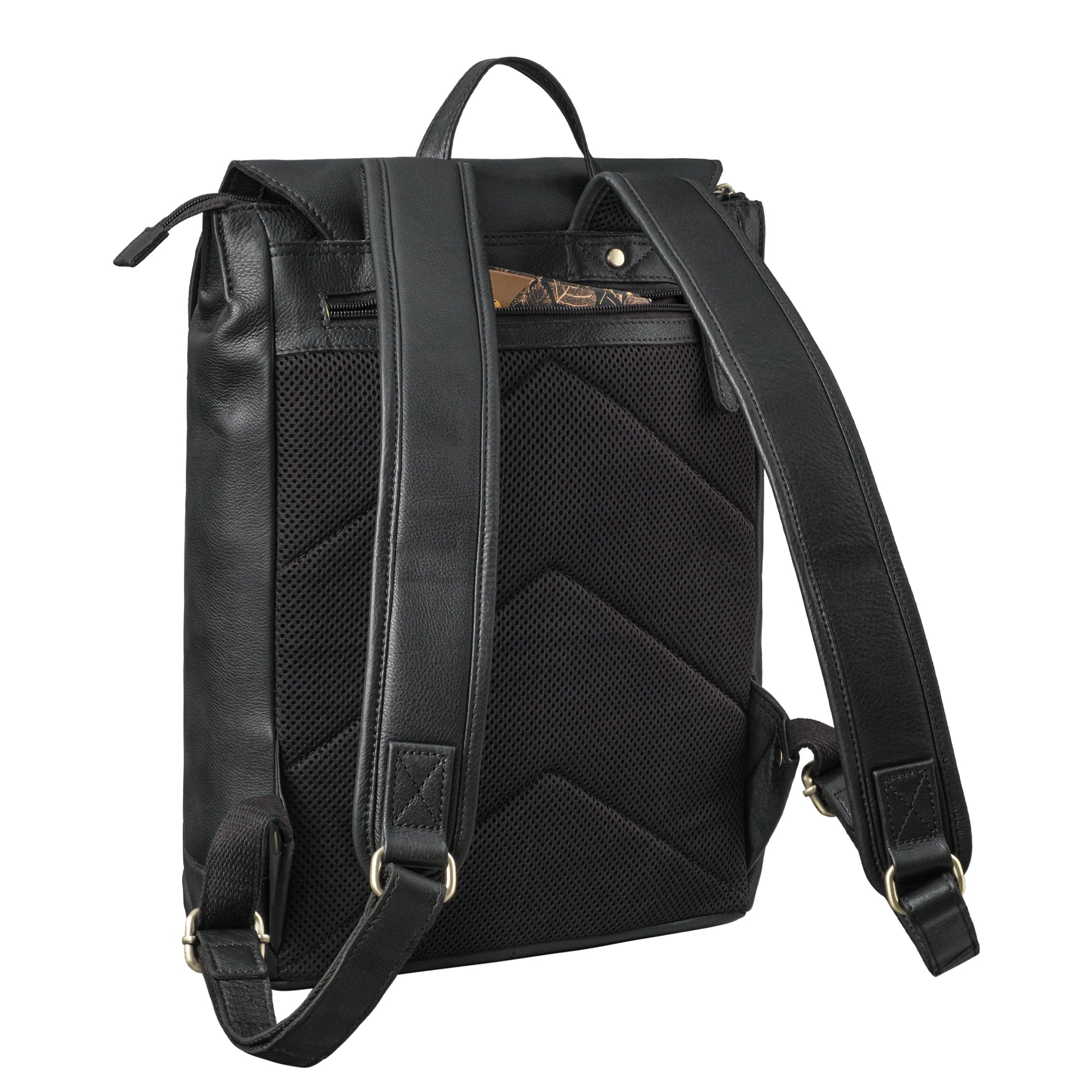 Business Rucksack Leder schwarz