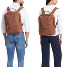 Leder Rucksack Braun