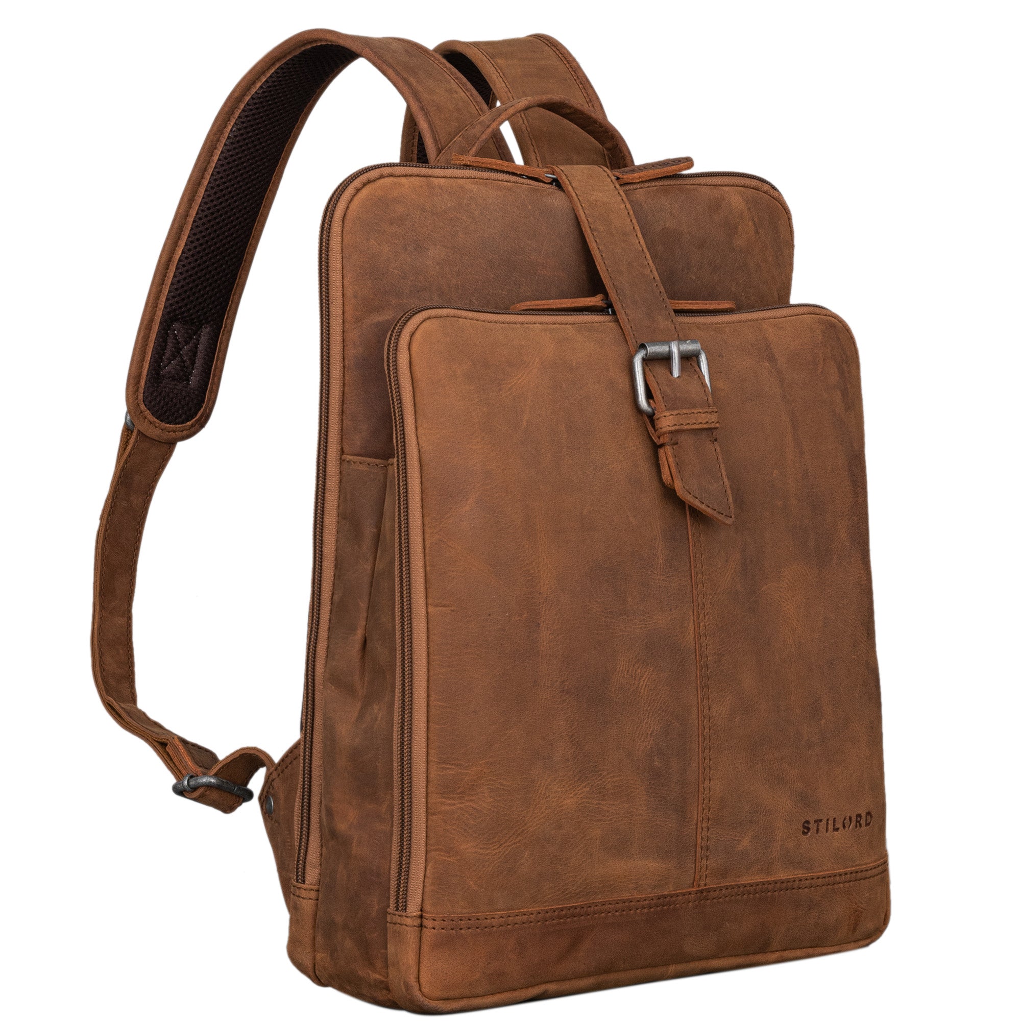 Leder Rucksack Vintage groß