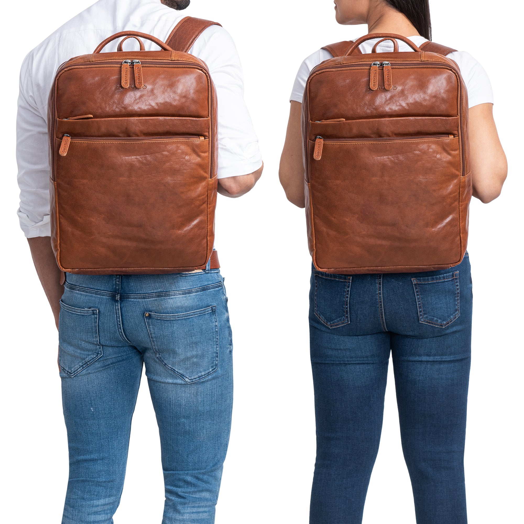 Damen Lederrucksack Groß