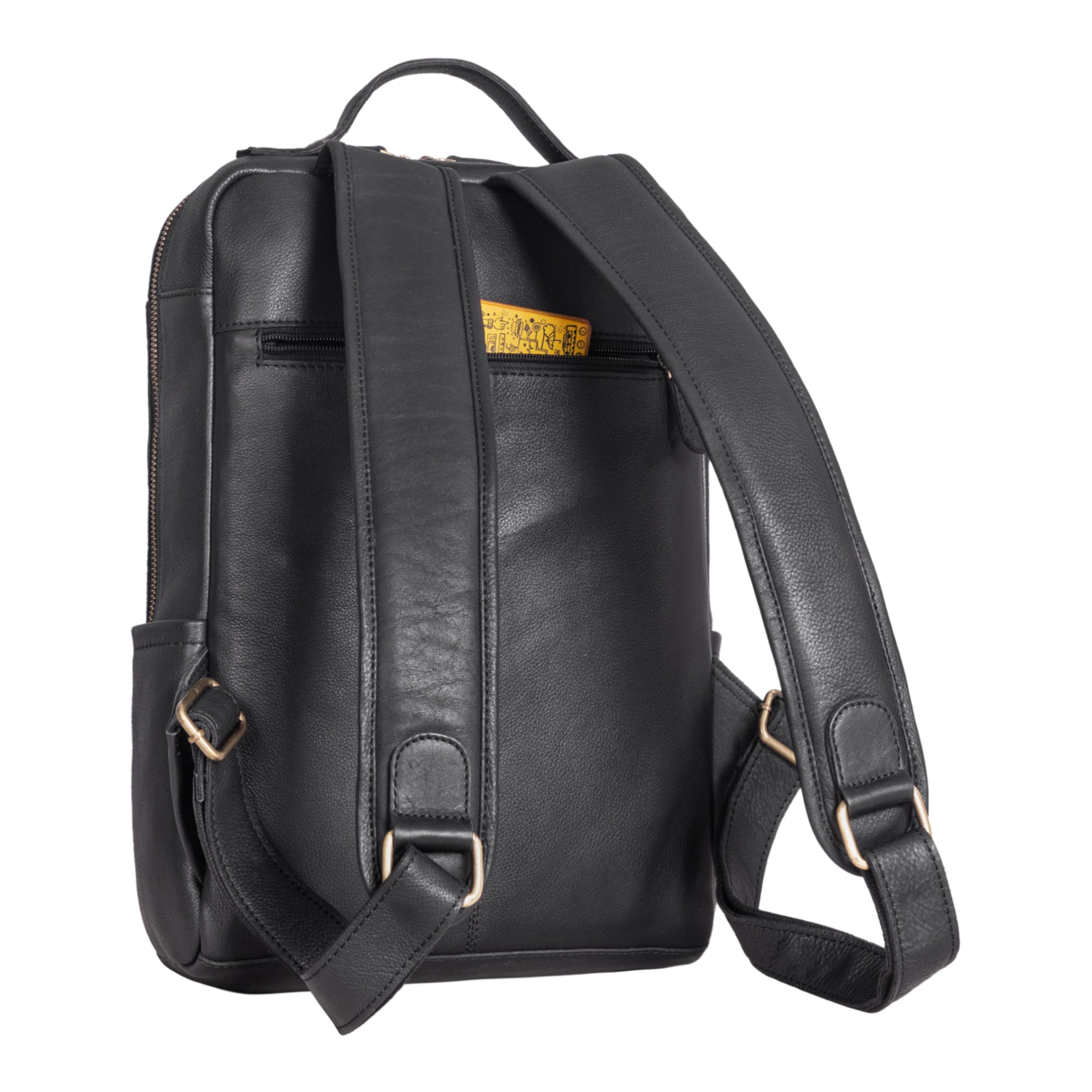 Arbeitsrucksack aus echtem Leder Vintage