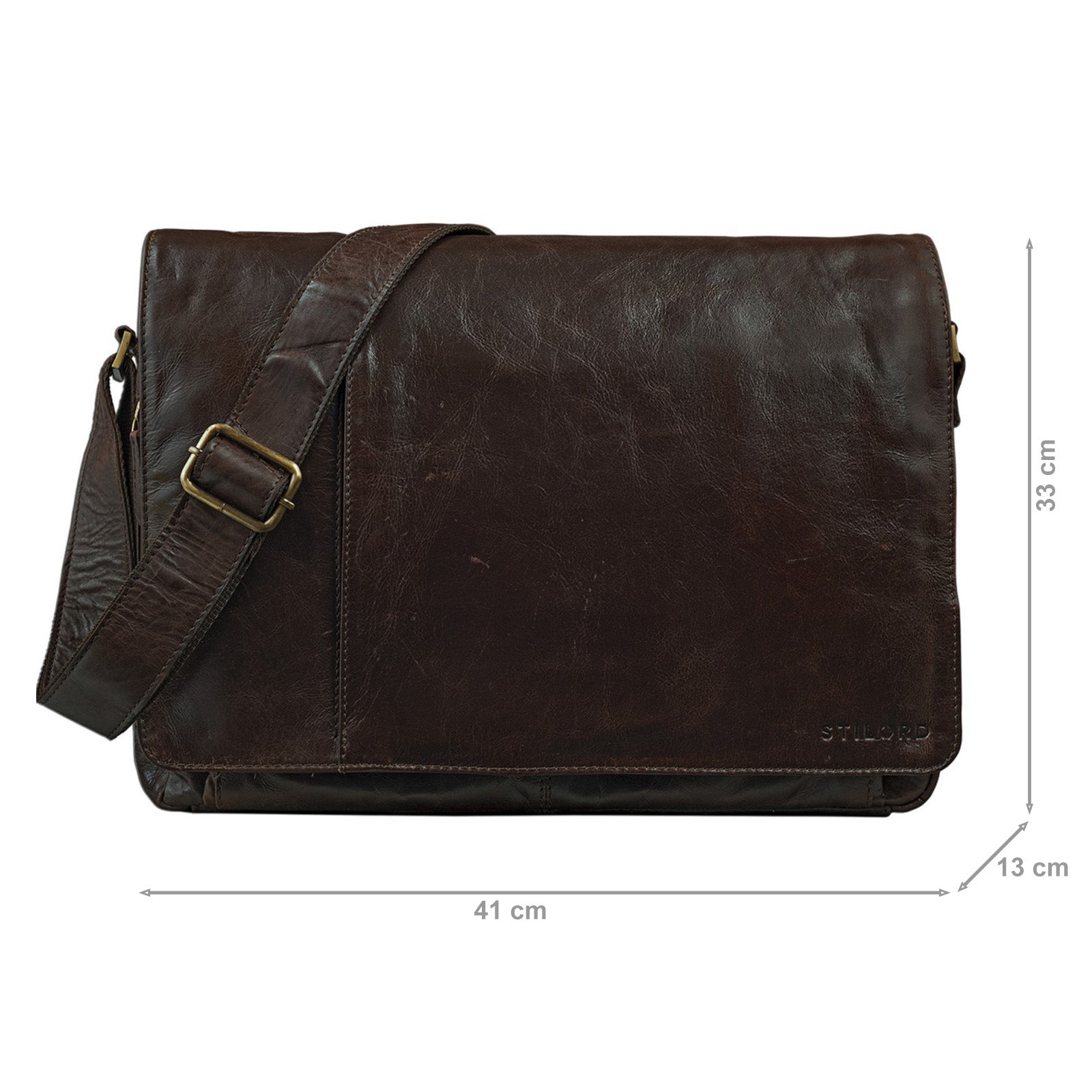 STILORD 215 dunkelbraun Vintage Leder