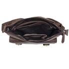 Ledertasche Schultertasche Vintage braun