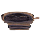 Leder Schutlertasche Herren Vintage braun
