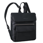 Kleiner Leder Rucksack schwarz