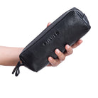 Etui für Füller Leder schwarz