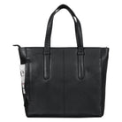 Shopper Tasche schwarz Tote Bag Leder