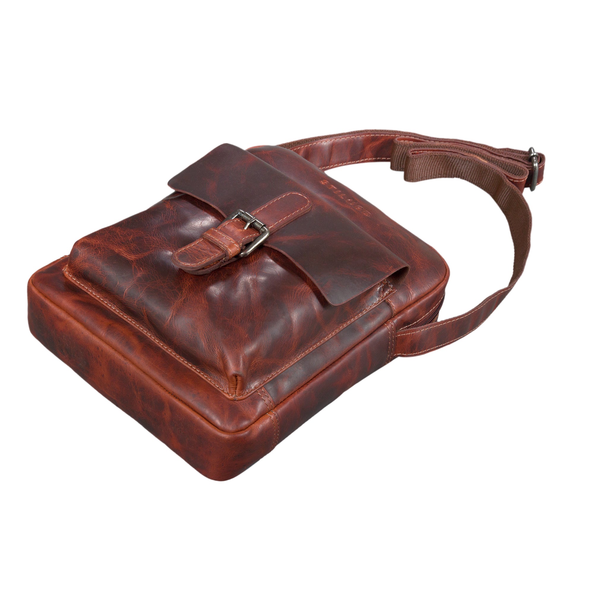 Messenger Bag Leder Vintage braun