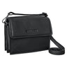 Schwarze Damen Handtasche Leder