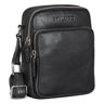 Klassische kleine schwarze Ledertasche