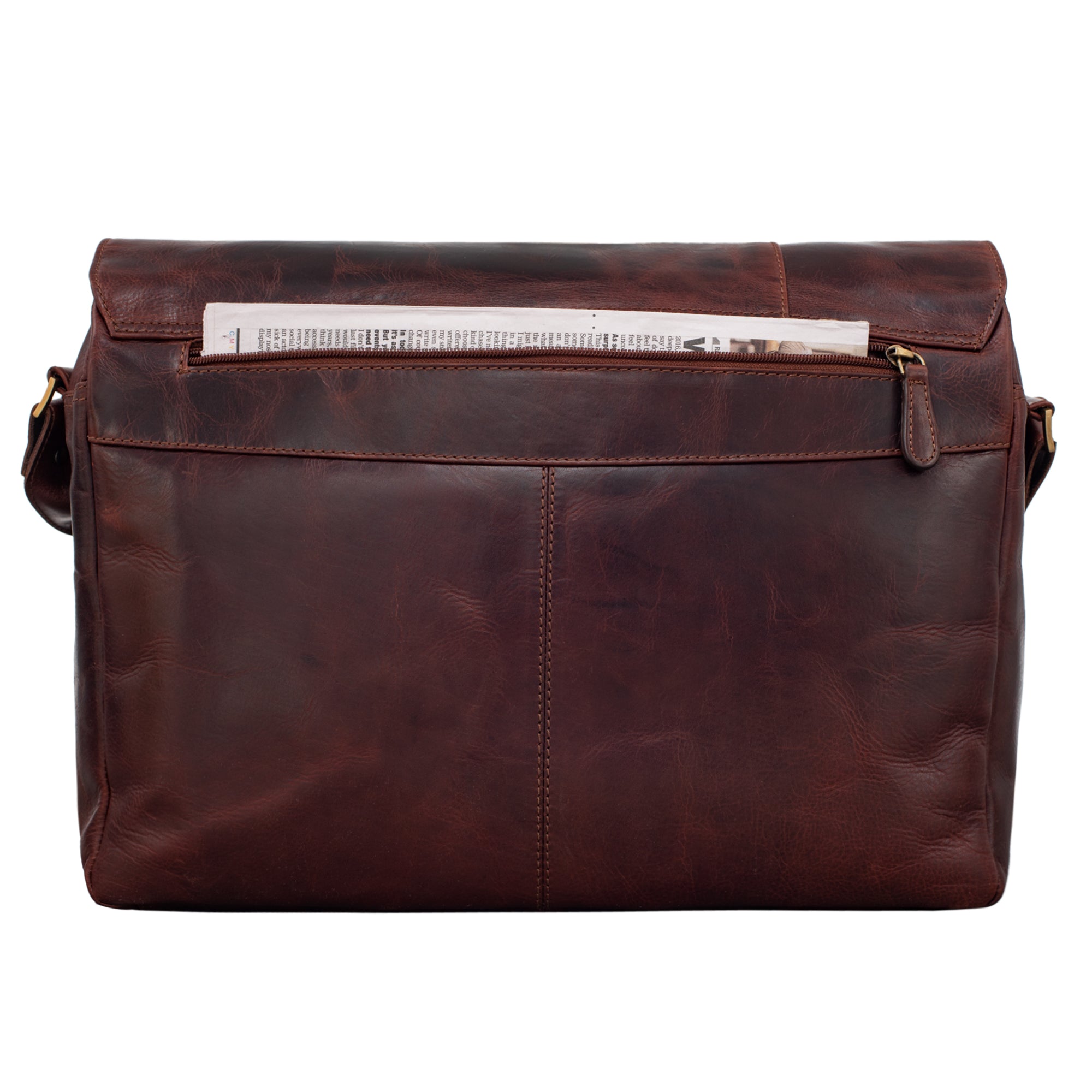 Große Schultertasche Herren Leder