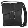 Schultertasche klein schwarz