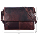 Braune Ledertasche Herren für Notebooks