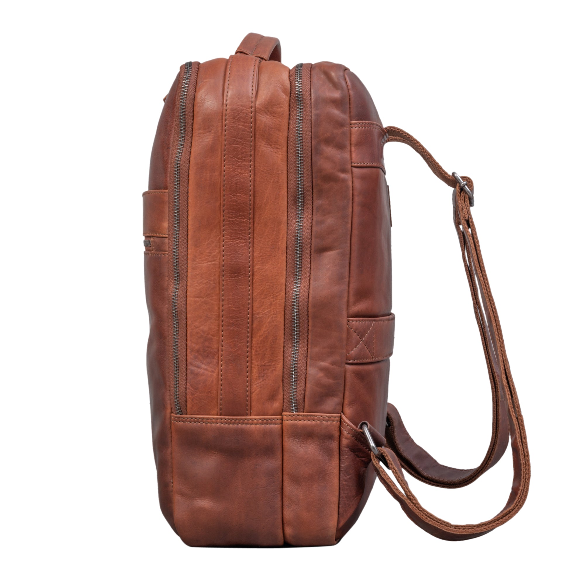 Herrenrucksack Leder braun