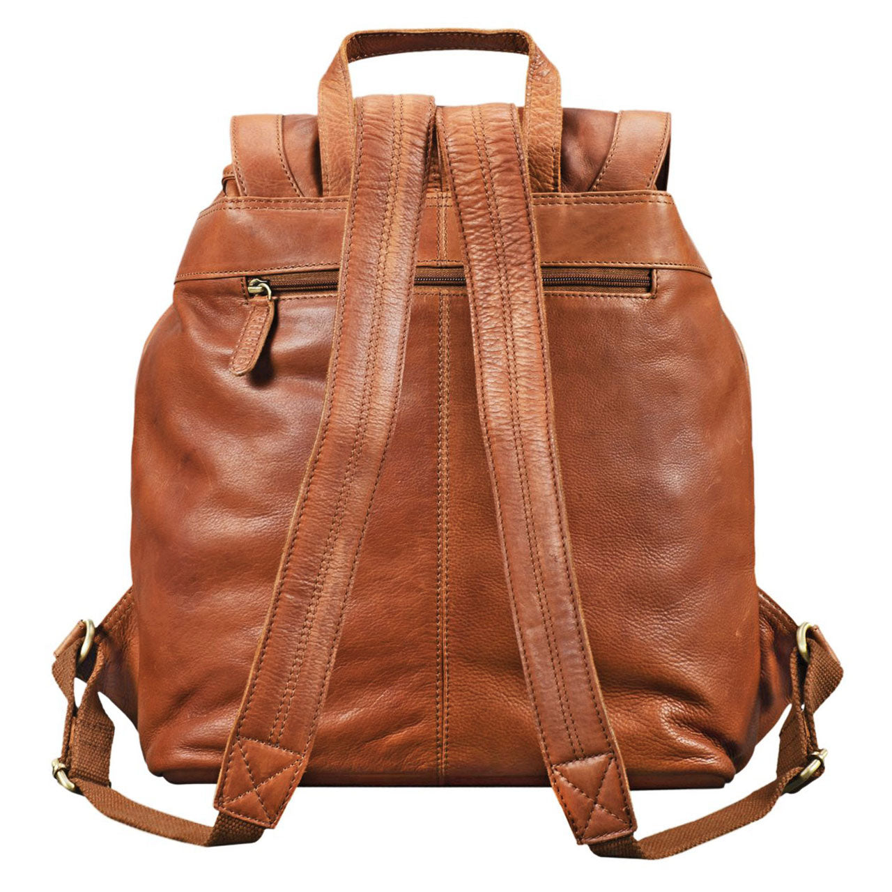 Großer Lederrucksack Unirucksack Vintage
