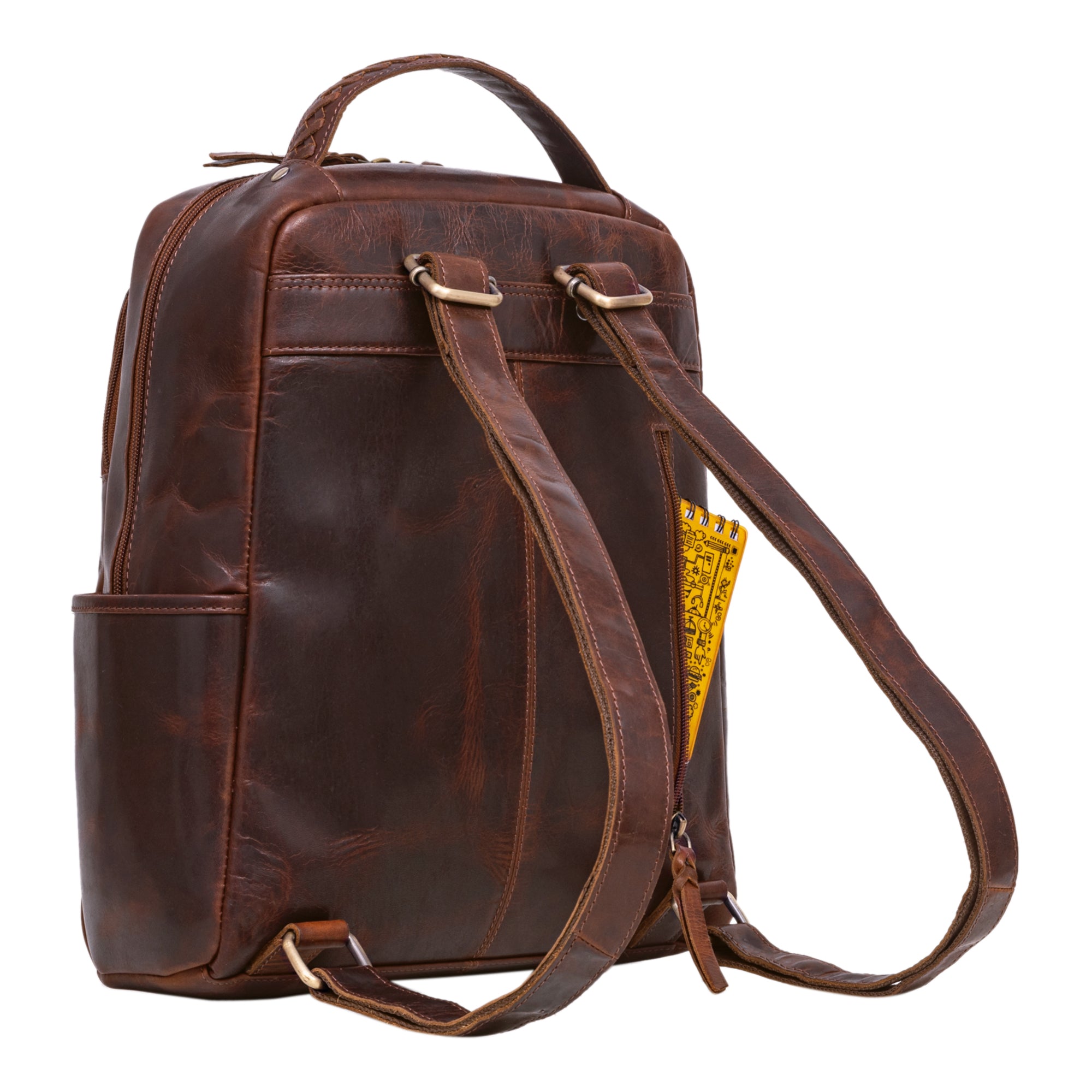Backpack Echt Leder braun