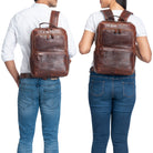 Herren Damen Backpack Vintage