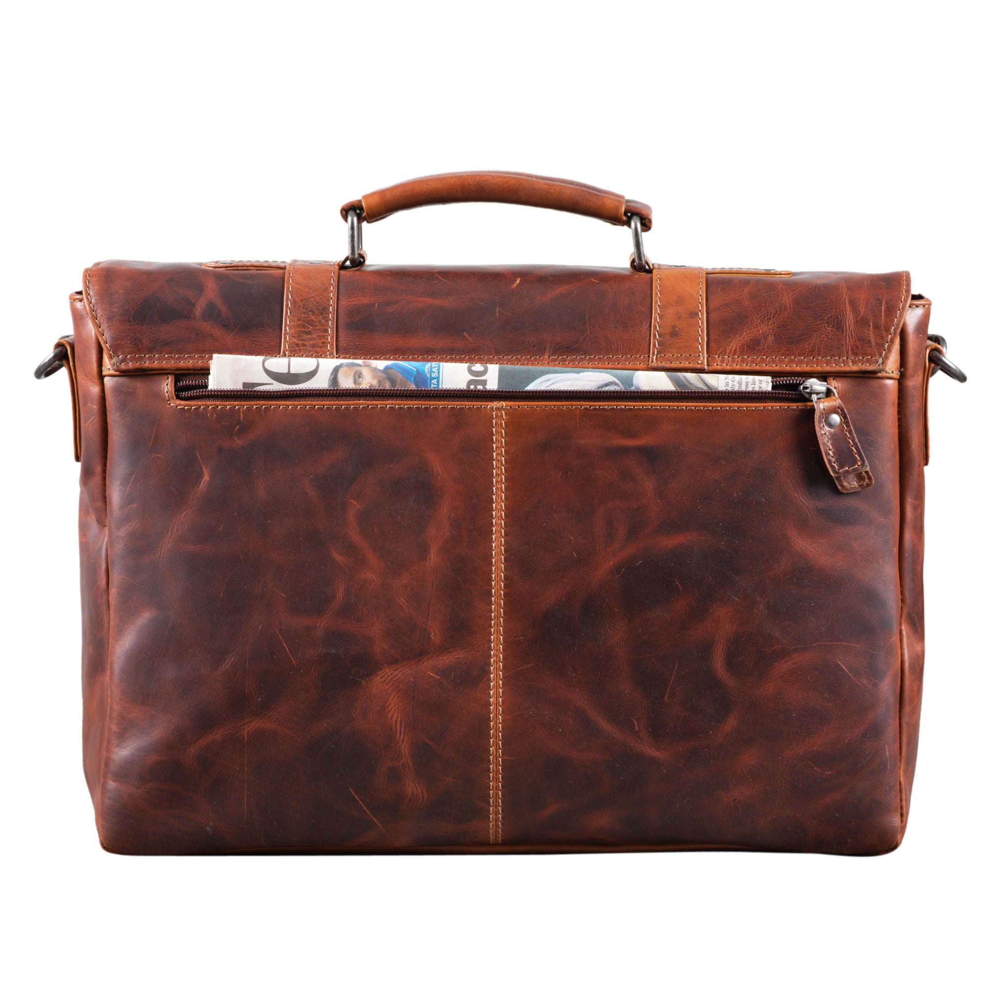 Leder Aktentasche Herren braun