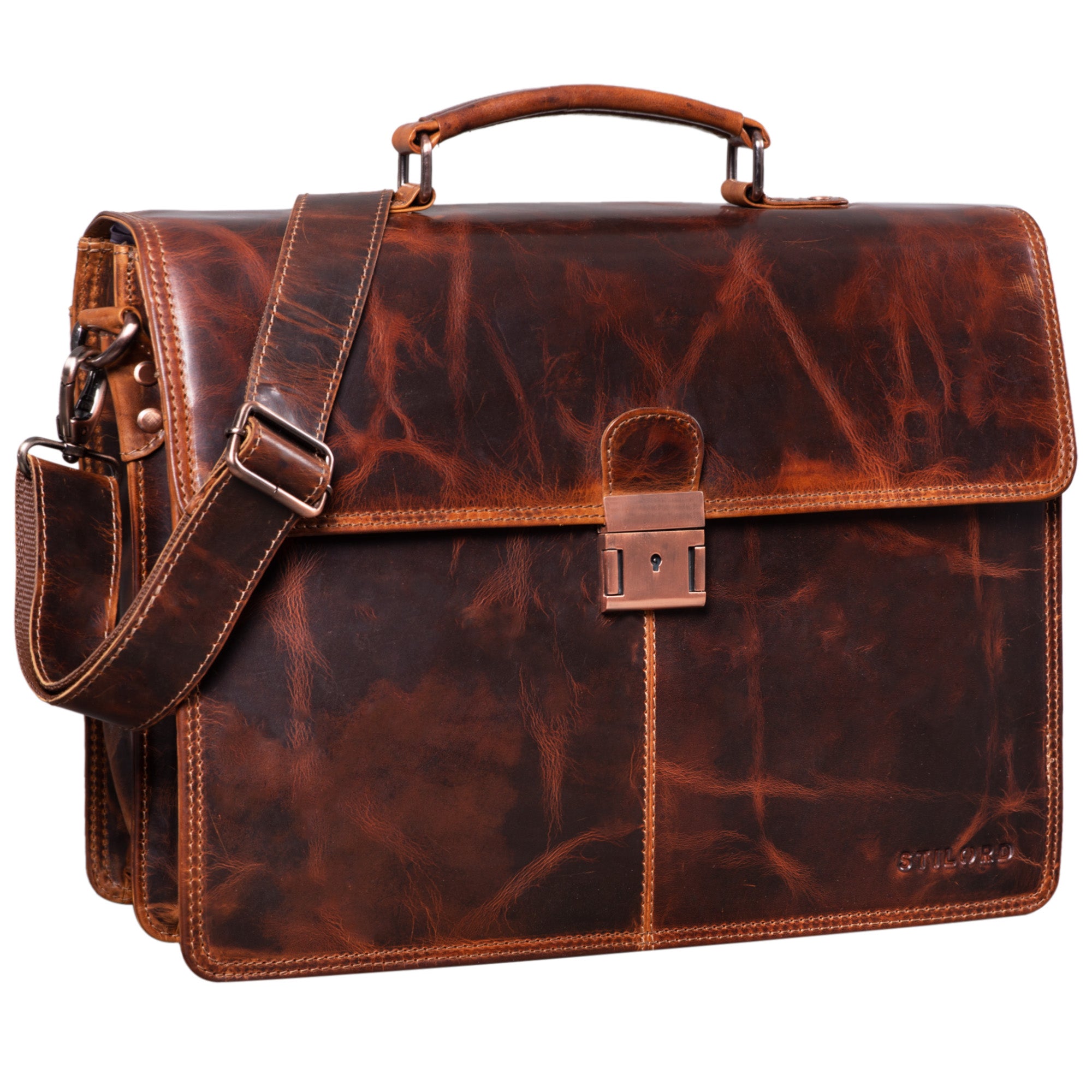 Lederaktentasche Herren Vintage