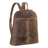 Rucksack für Damen Leder braun