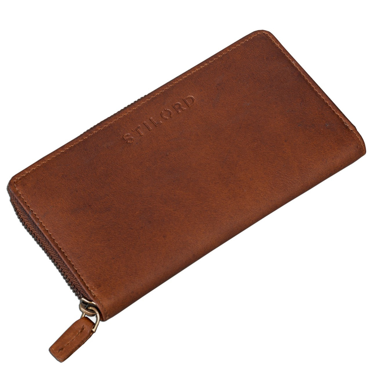 Portemonnaie braun Leder