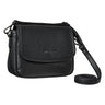 Elegante Lederhandtasche Damen schwarz