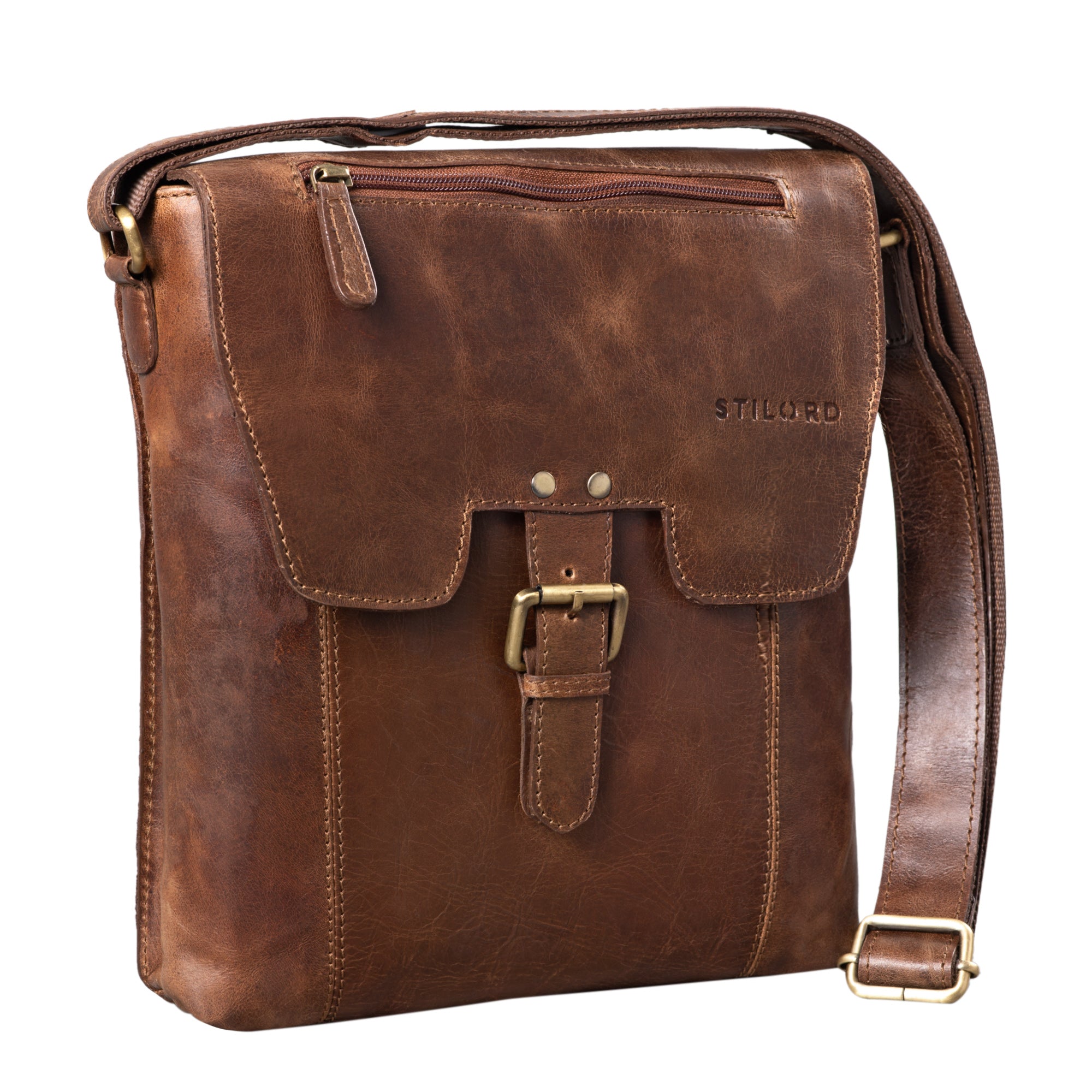 Herrentasche Leder braun
