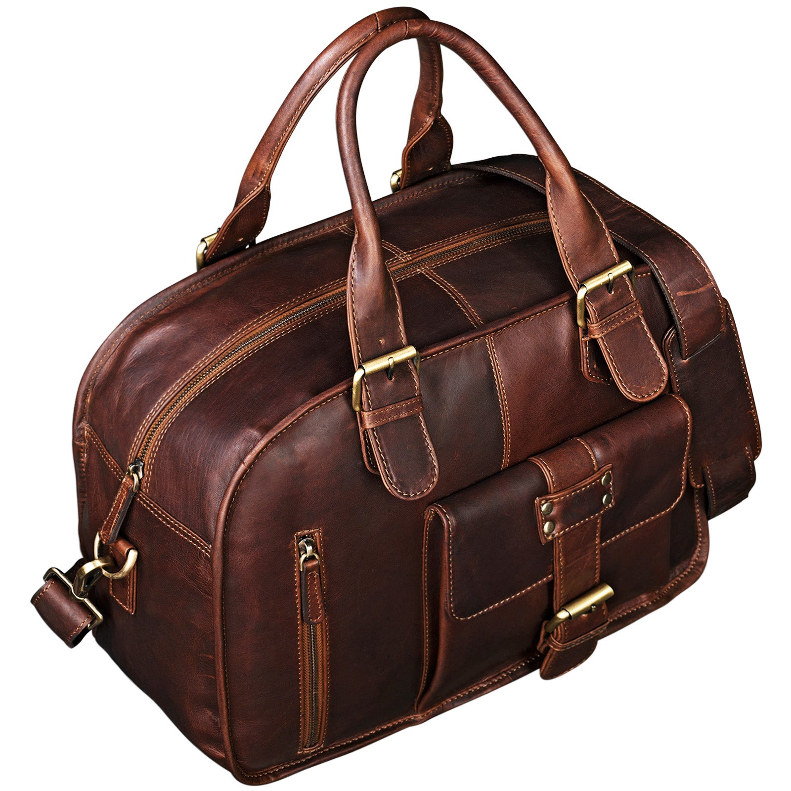 Schultasche Leder groß