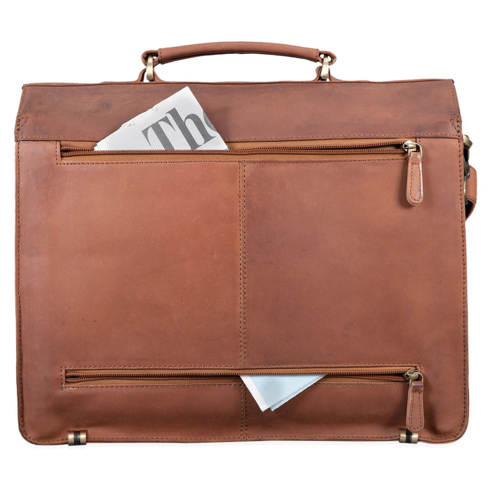 Leder Businesstasche Vintage Design