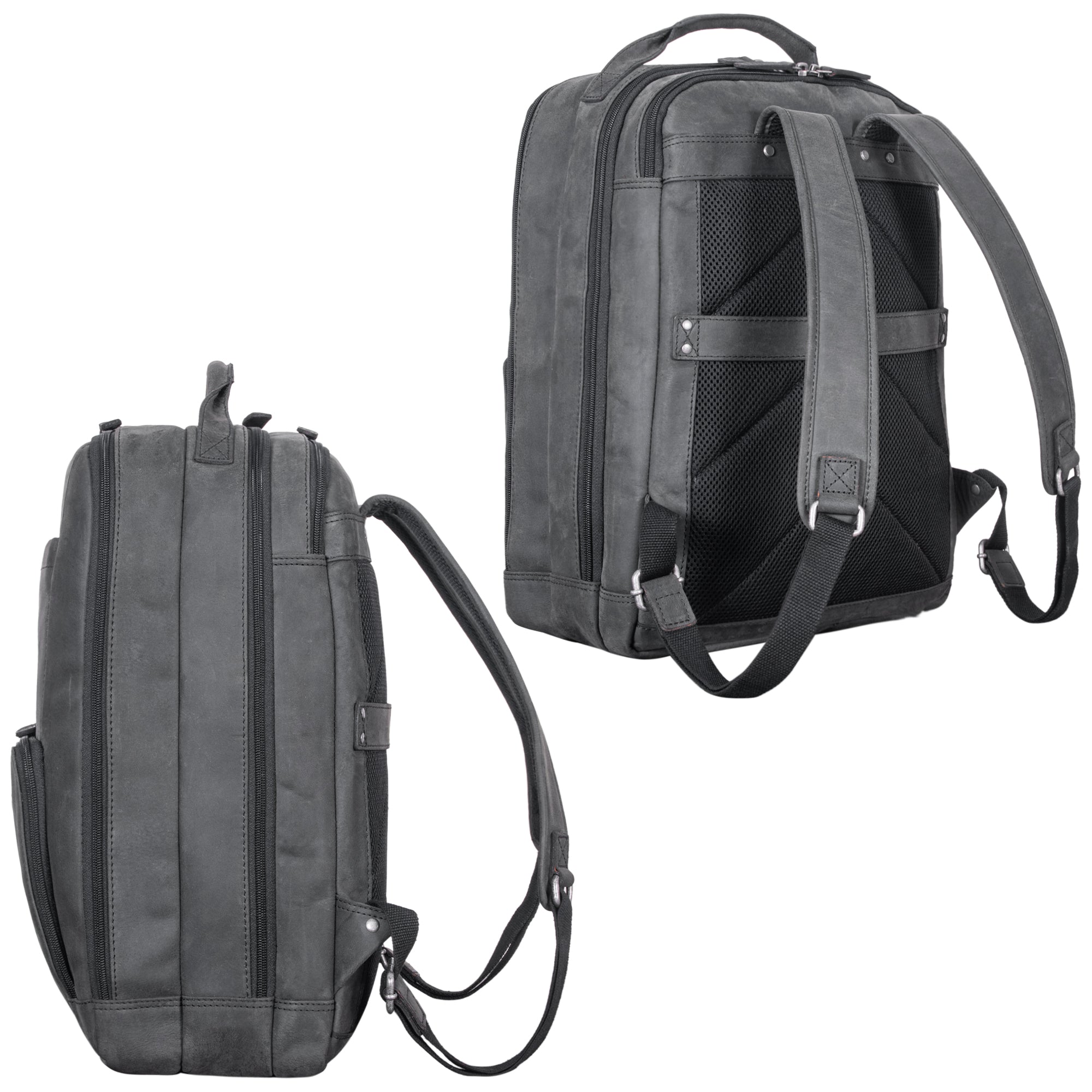 Echtleder 15 zoll rucksack für herren