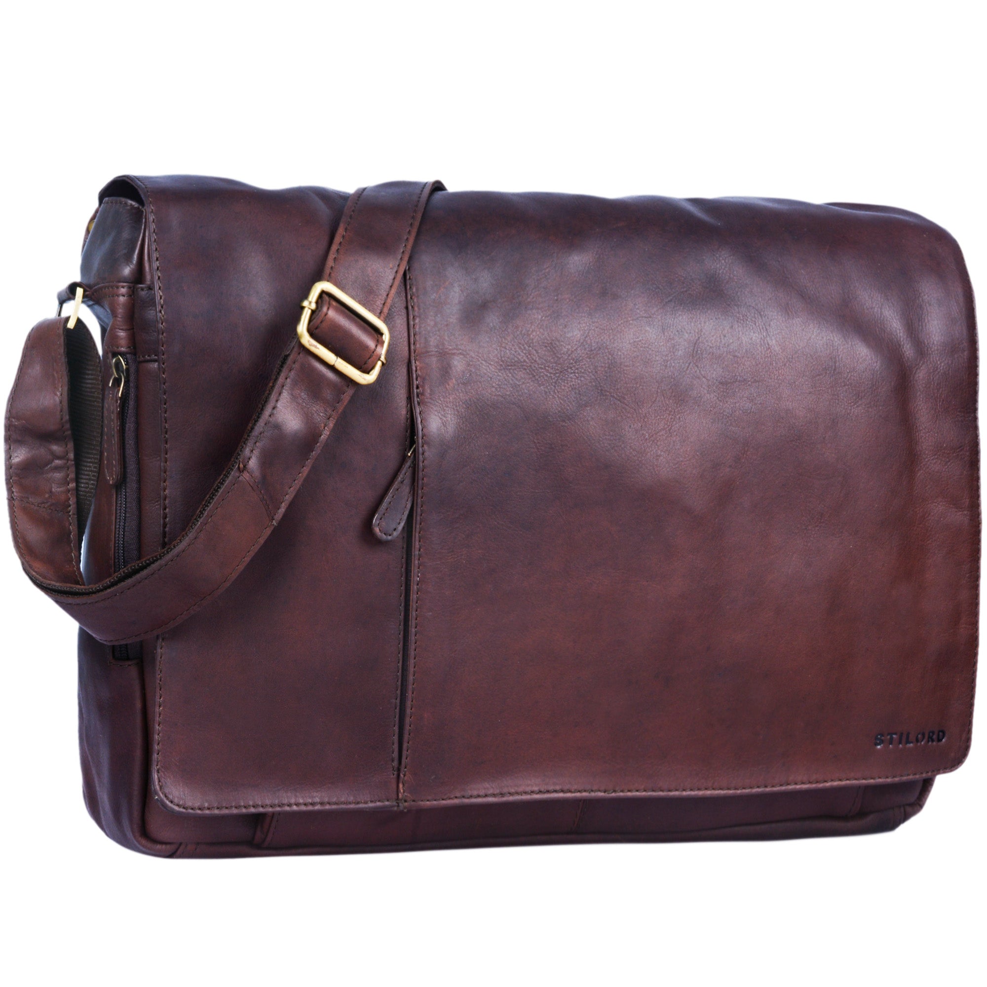 XXL Schultertasche Echtleder