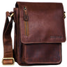 "Finn" Mała Torba Męska Na Ramię Skórzana Vintage Messenger 8.4"