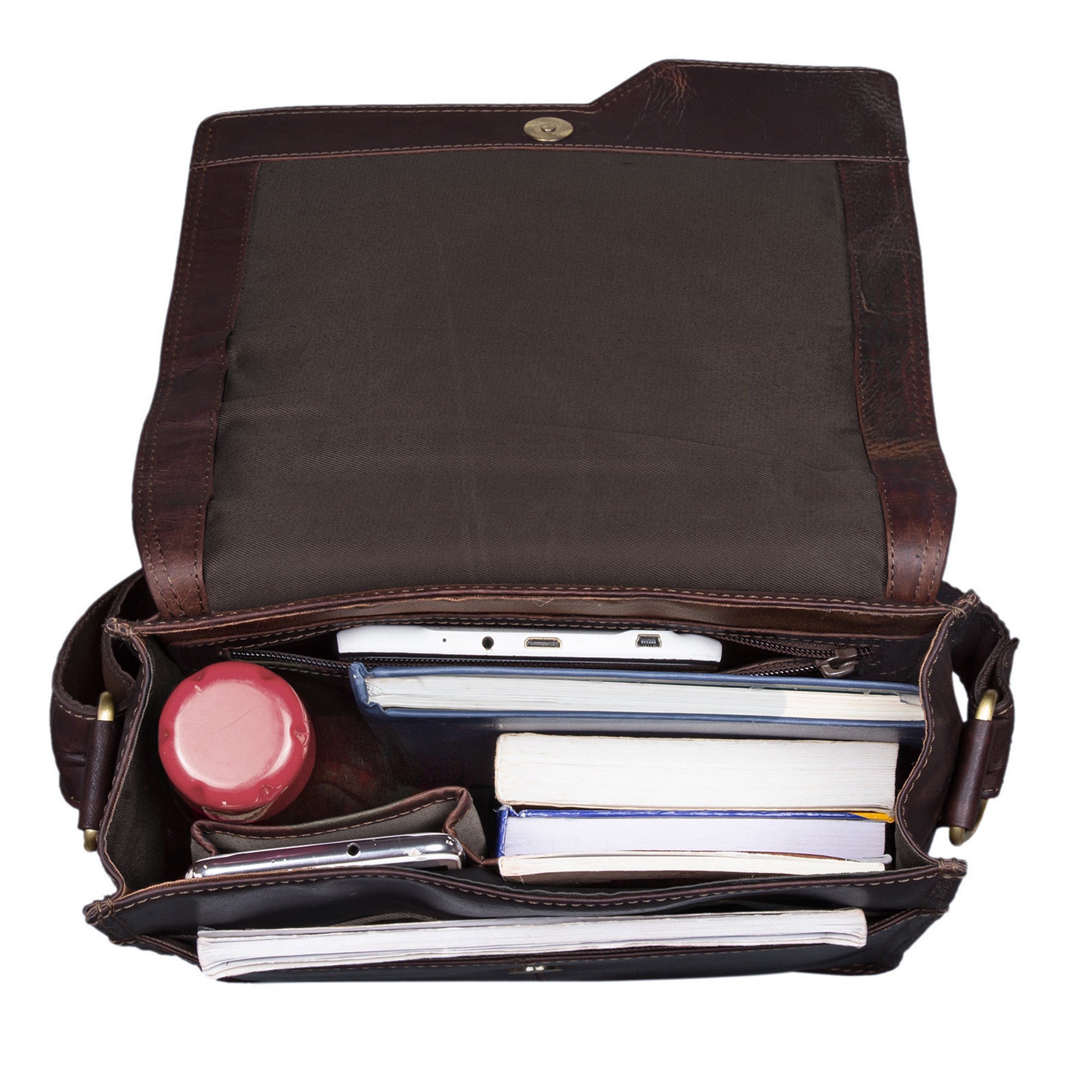 Messenger Bag Leder braun